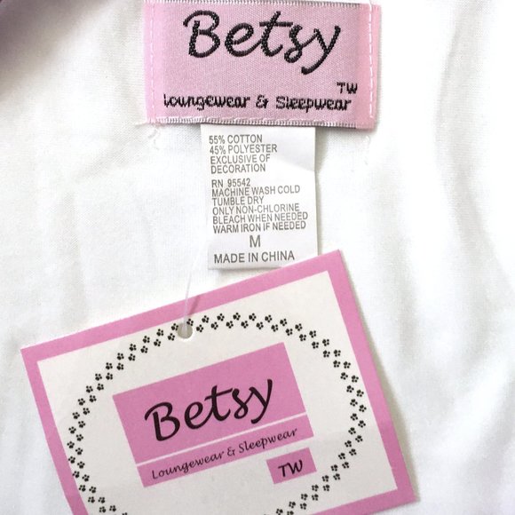 Betsy Bunny Printed Lounge Dress Sleepshirt - Picture 7 of 8